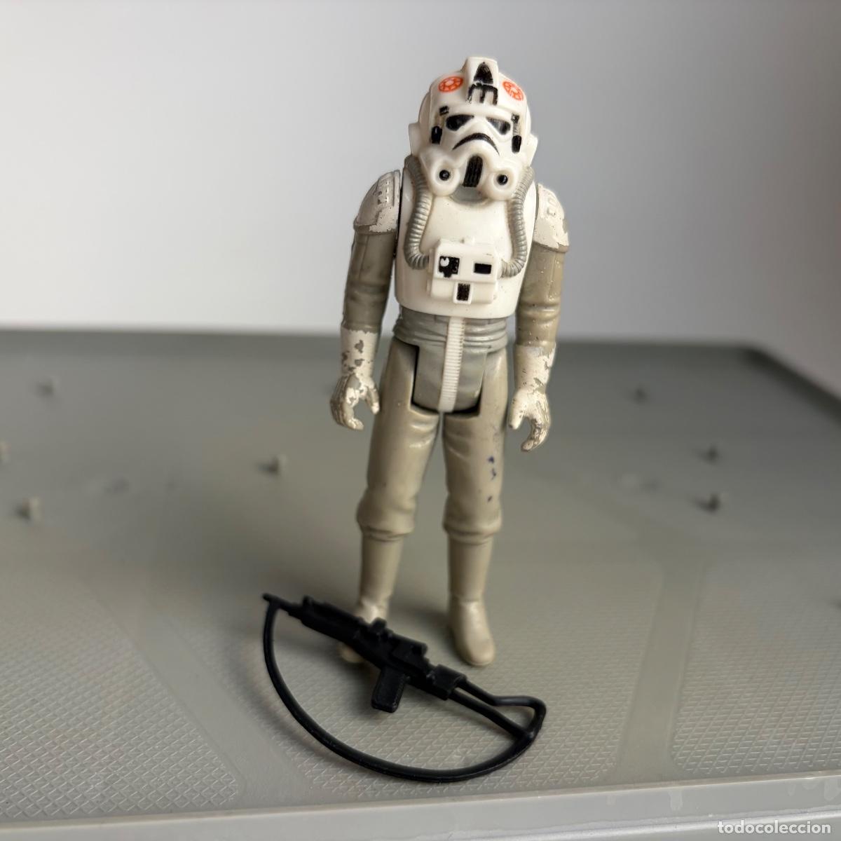Figuras y Mu&ntilde;ecos Star Wars: Figura mu&ntilde;eco At At Driver con rifle Star wars 1980 original hong kong Kenner arma no coo
