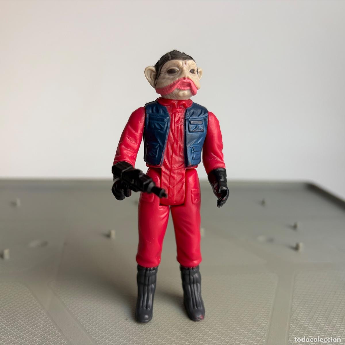 Figuras y Mu&ntilde;ecos Star Wars: Figura mu&ntilde;eco Star wars Nien Nunb con blaster arma Unitoy Kenner 1983 original Hong Kong