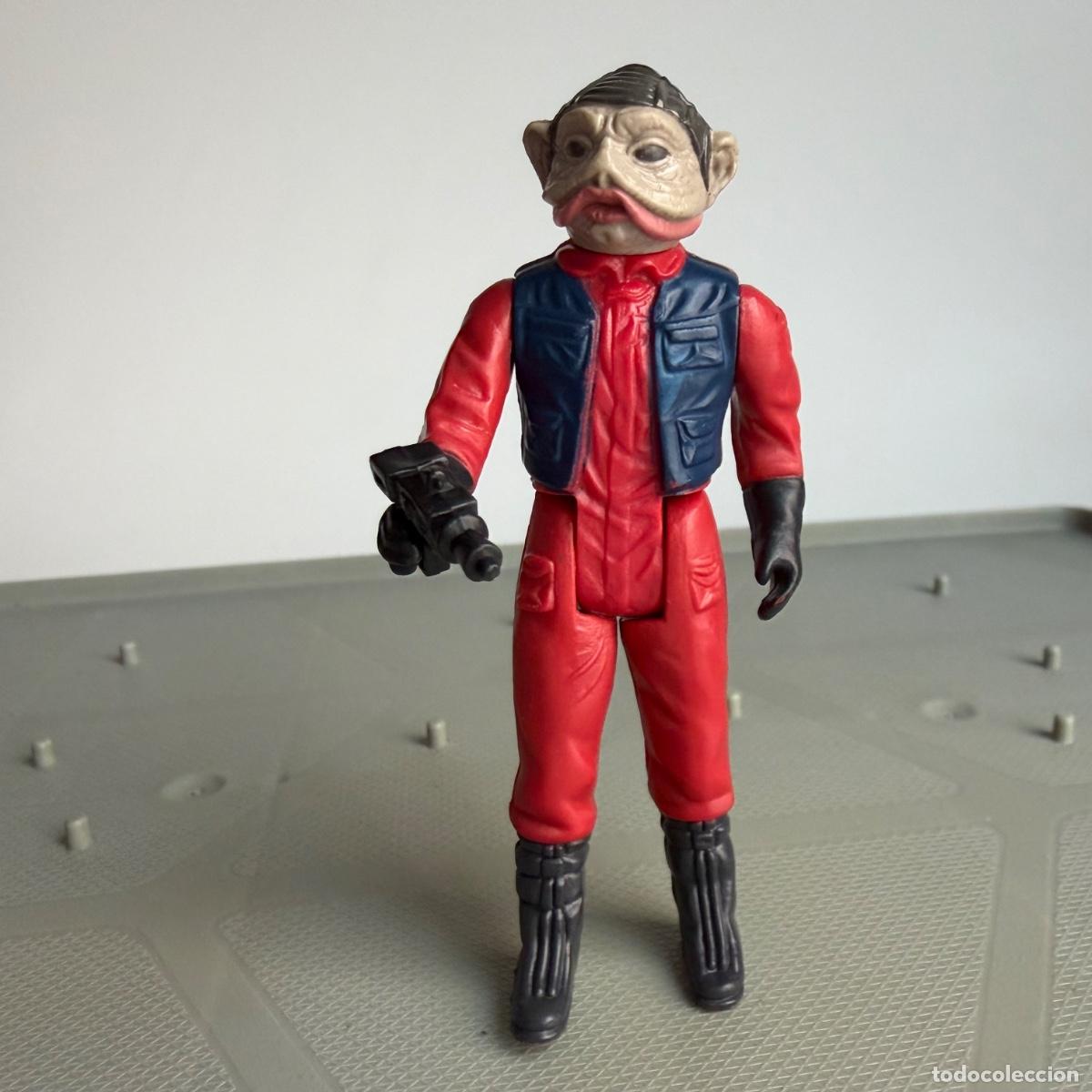 Figuras y Mu&ntilde;ecos Star Wars: Figura mu&ntilde;eco Star wars Nien Nunb con blaster arma Smile Kenner 1983 original Hong Kong