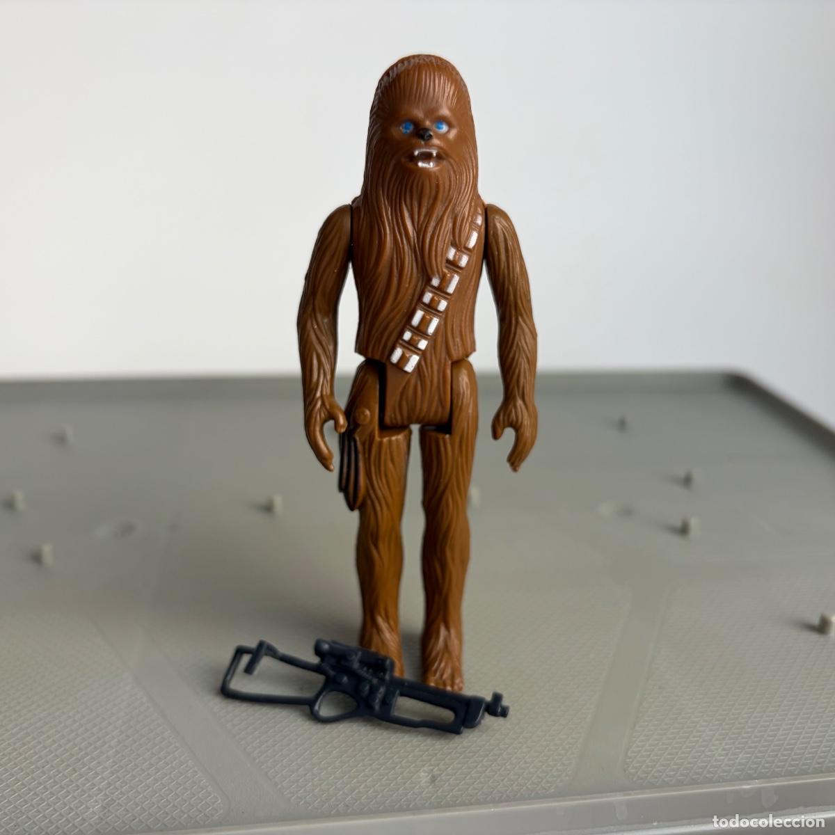 Figuras y Mu&ntilde;ecos Star Wars: Figura mu&ntilde;eco Star wars Chewbacca bowcaster arma Kenner 1977 originales GMFGI Taiwan