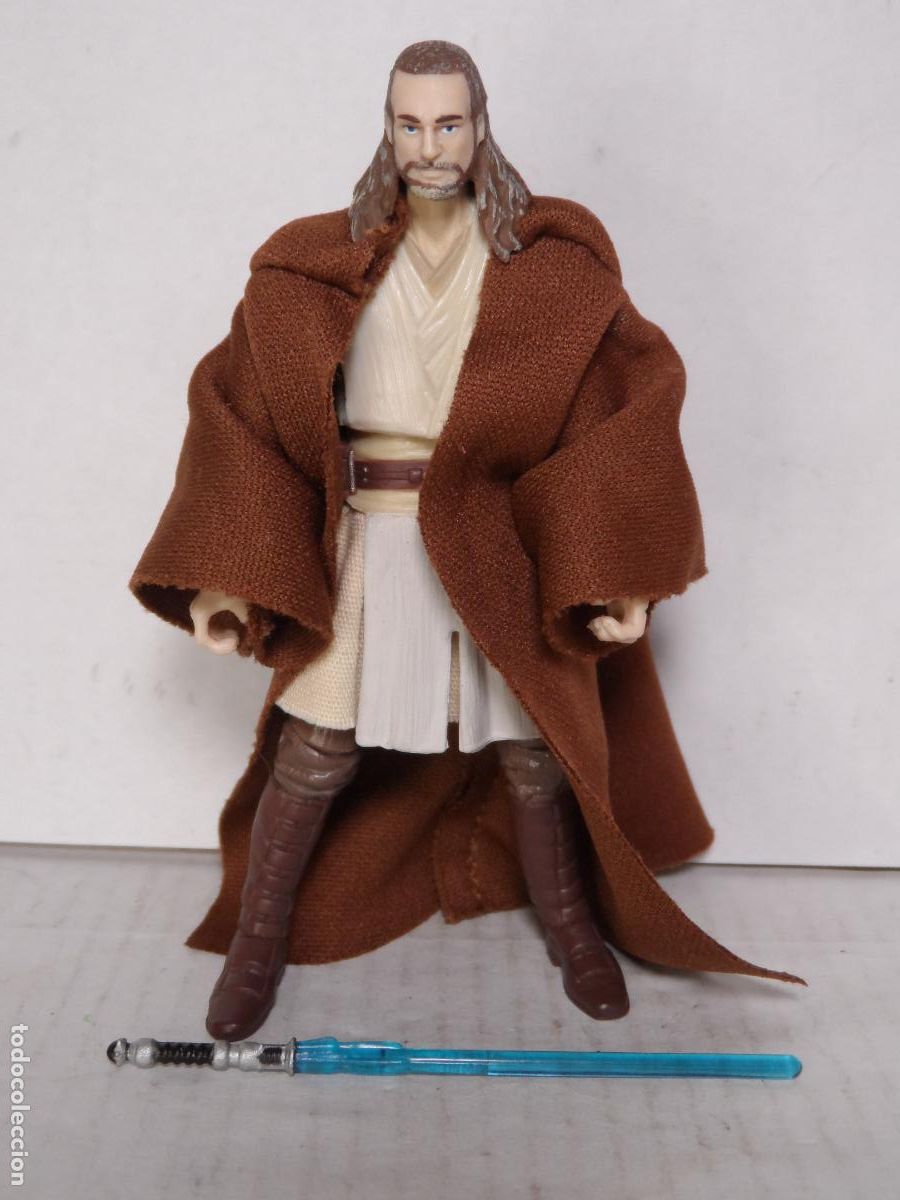 Figuras y Mu&ntilde;ecos Star Wars: FIGURA STAR WARS VINTAGE COLLECTION 3,75' JEDI QUI-GON JINN 2012 HASBRO