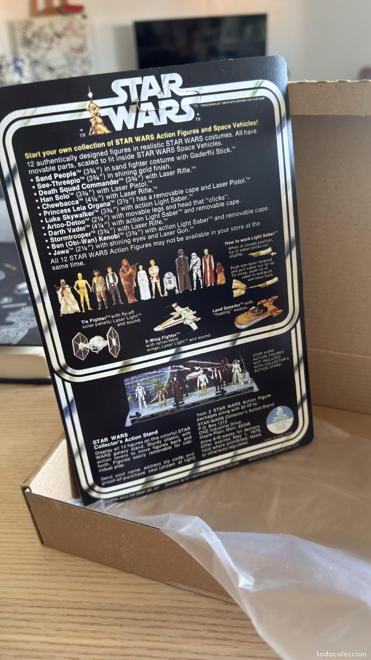 Figuras y Mu&ntilde;ecos Star Wars: Figura de acci&oacute;n vintage de Stormtrooper de la l&iacute;nea original de Star Wars