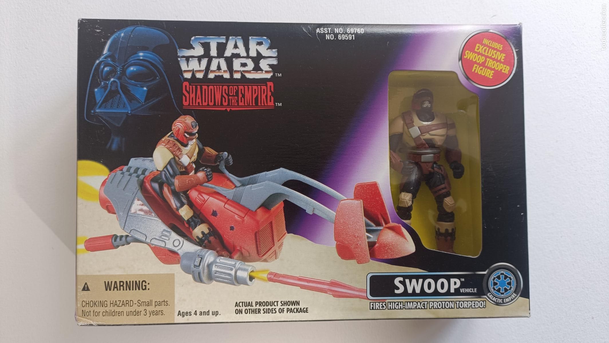 Figuras y Mu&ntilde;ecos Star Wars: Swoop con Jinete (Swoop Trooper) Star Wars Shadows of the Empire