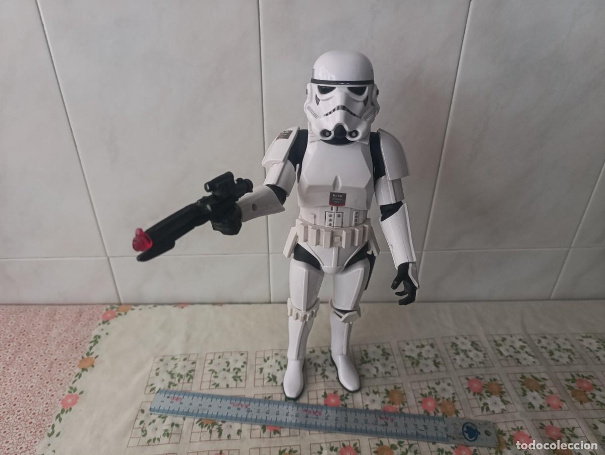 Figuras y Mu&ntilde;ecos Star Wars: FIGURA PVC - SOLDADO IMPERIAL STAR WARS - LONDRES - 35 CM. FUNCIONA ( )- MU&Ntilde;ECO