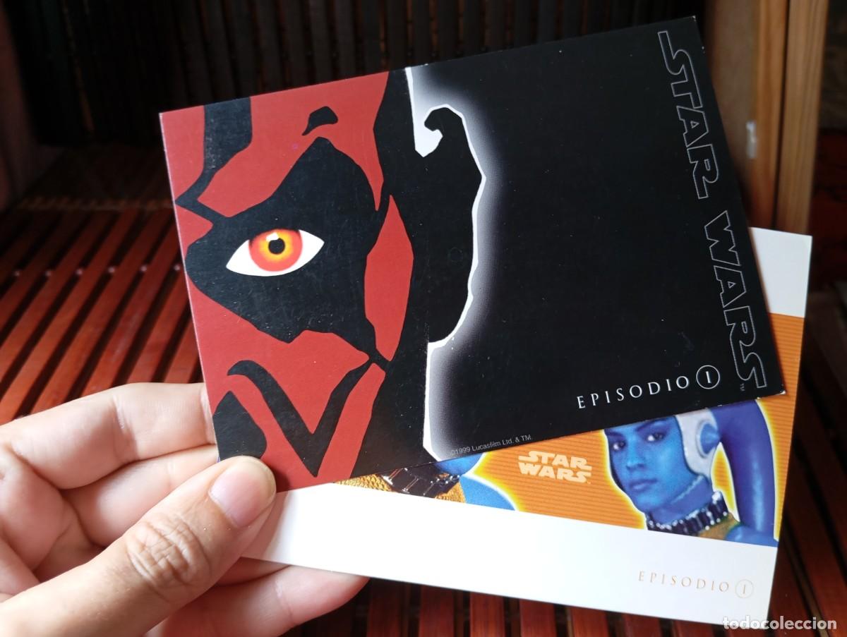 Figuras y Mu&ntilde;ecos Star Wars: Postales Star Wars Episodio I Promoci&oacute;n 1999 Cine