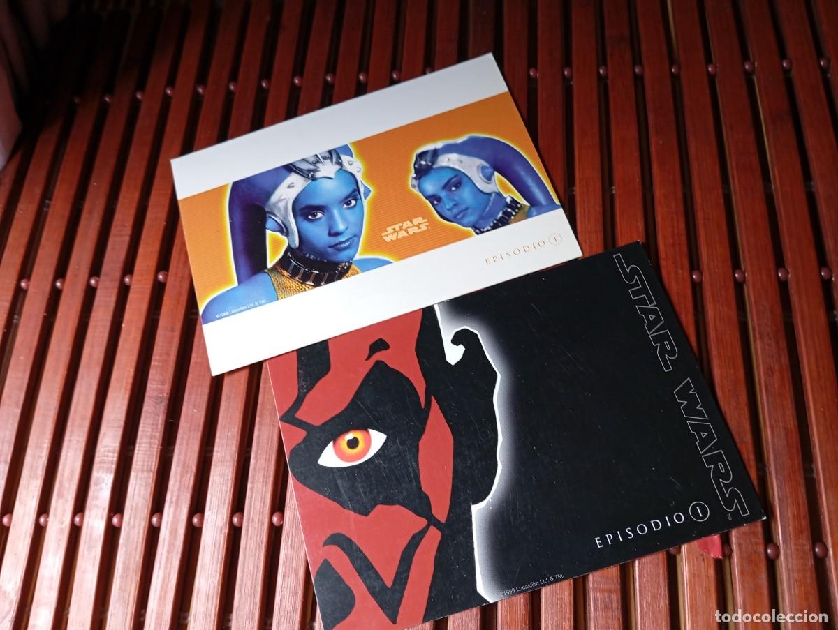 Figure e Bambolotti Star Wars: Postales Star Wars Episodio I Promoci&oacute;n 1999 Cine