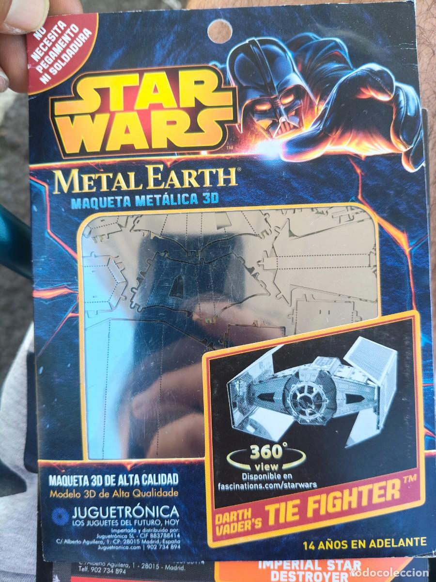 Figuras y Mu&ntilde;ecos Star Wars: Maquetas STAR WARS - LOTE DE 8 MAQUETAS EN METAL PARA MONTAR - - METAL EARTH