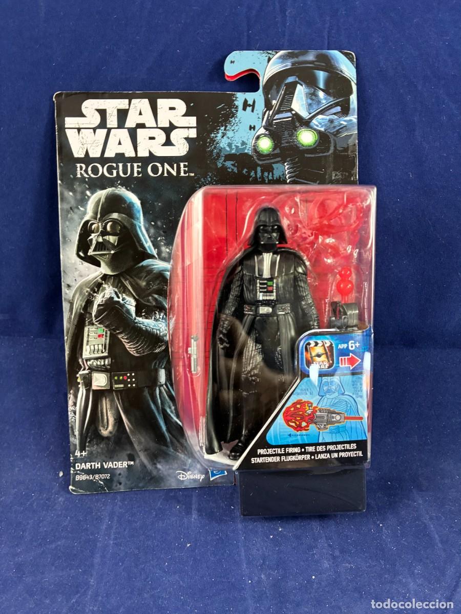 Figuras y Mu&ntilde;ecos Star Wars: Darth Vader Rogue One 2016 Hasbro Disney Blister precintado, figura 10 cm.