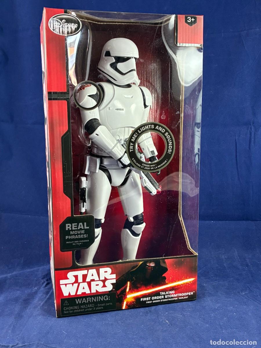 Figuras y Mu&ntilde;ecos Star Wars: Talking First Order Stormtrooper Disney Store 2015 Star Wars Precintado