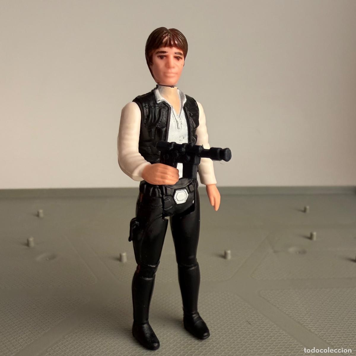 Figuras y Mu&ntilde;ecos Star Wars: Figura mu&ntilde;eco Star wars Han Solo Big Head Kenner 1977 original Hong Kong rebel blaster original