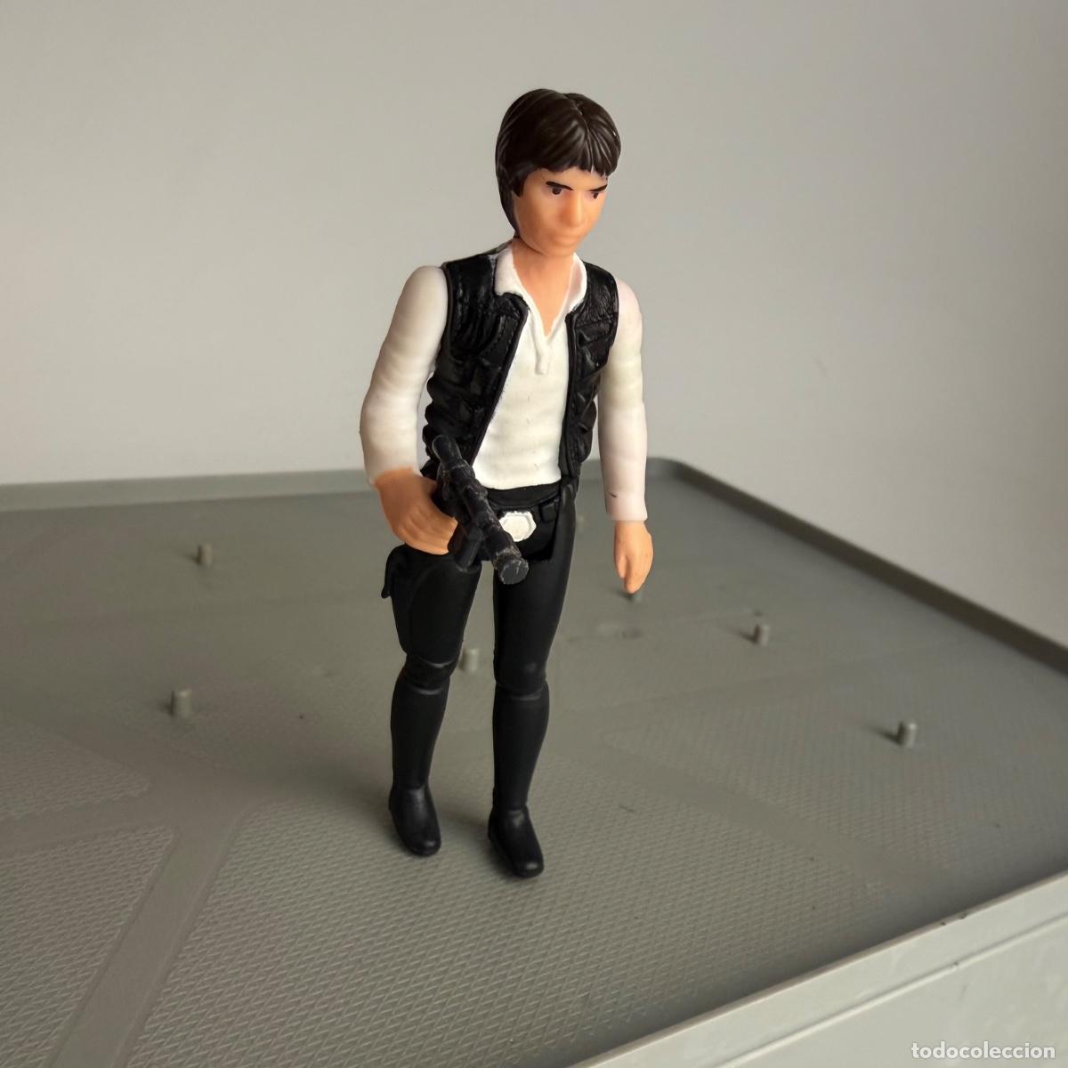Figuras y Mu&ntilde;ecos Star Wars: Figura mu&ntilde;eco Star wars Han Solo Big Head Kenner 1977 original Hong Kong rebel blaster original