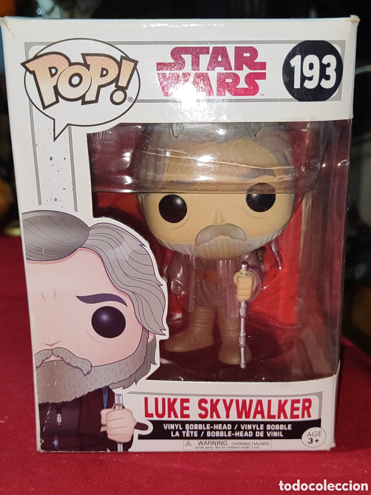 Figuras y Mu&ntilde;ecos Star Wars: Funko Pop Luke Skywalker Star Wars 193 usado