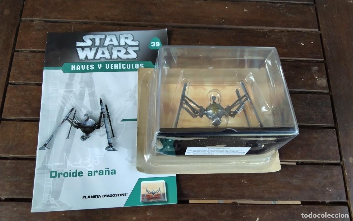Figuras y Mu&ntilde;ecos Star Wars: STARS WARS , NAVES Y VEHICULOS , DROIDE ARA&Ntilde;A , NUEVO EN SU CAJA CON SU FASCICULO