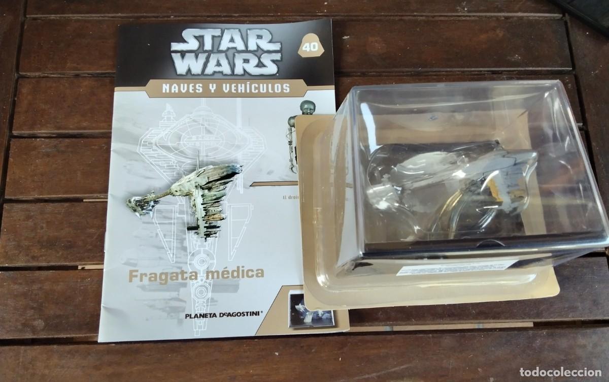 Figuras y Mu&ntilde;ecos Star Wars: STARS WARS , NAVES Y VEHICULOS , FRAGATA MEDICA , NUEVO EN SU CAJA CON SU FASCICULO