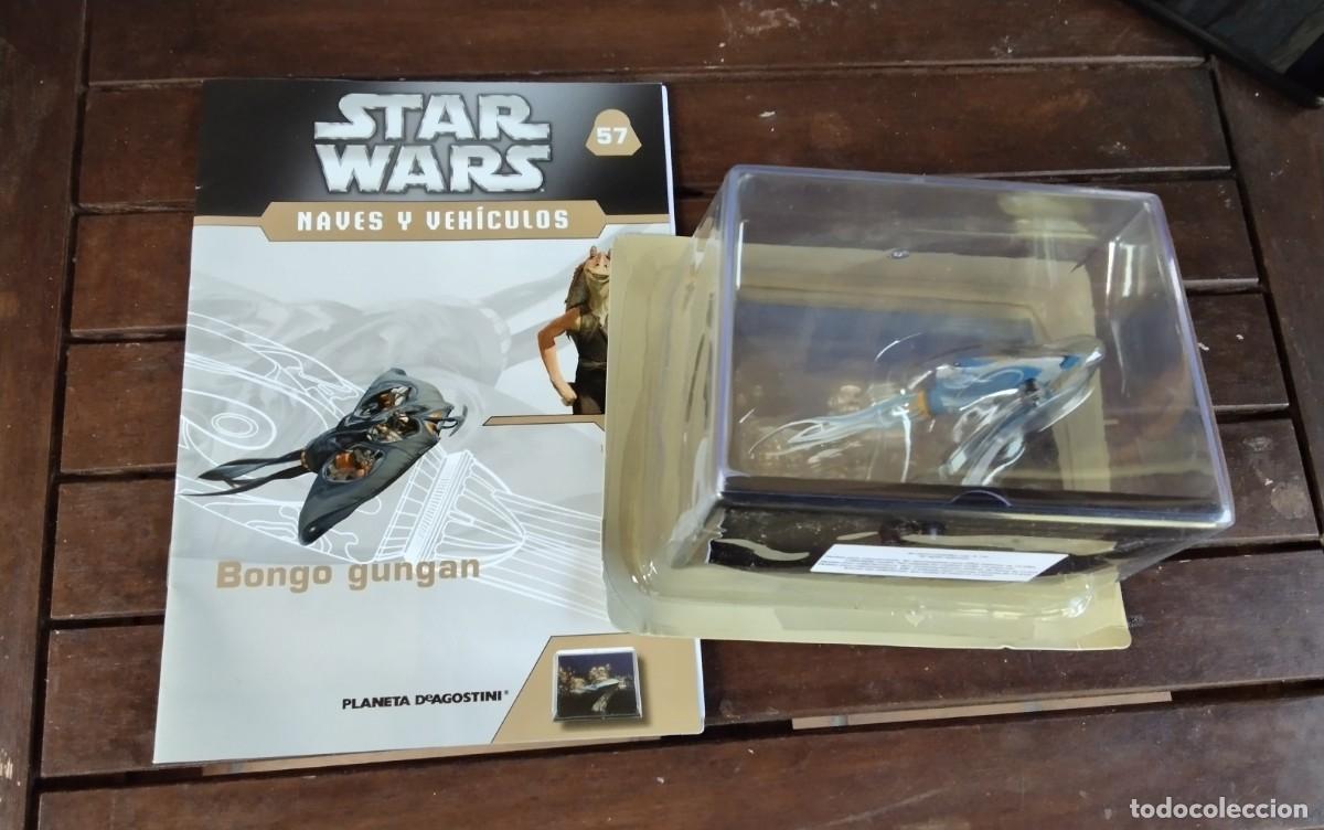Figuras y Mu&ntilde;ecos Star Wars: STARS WARS , NAVES Y VEHICULOS , BONGO GUNGAN , NUEVO EN SU CAJA CON SU FASCICULO