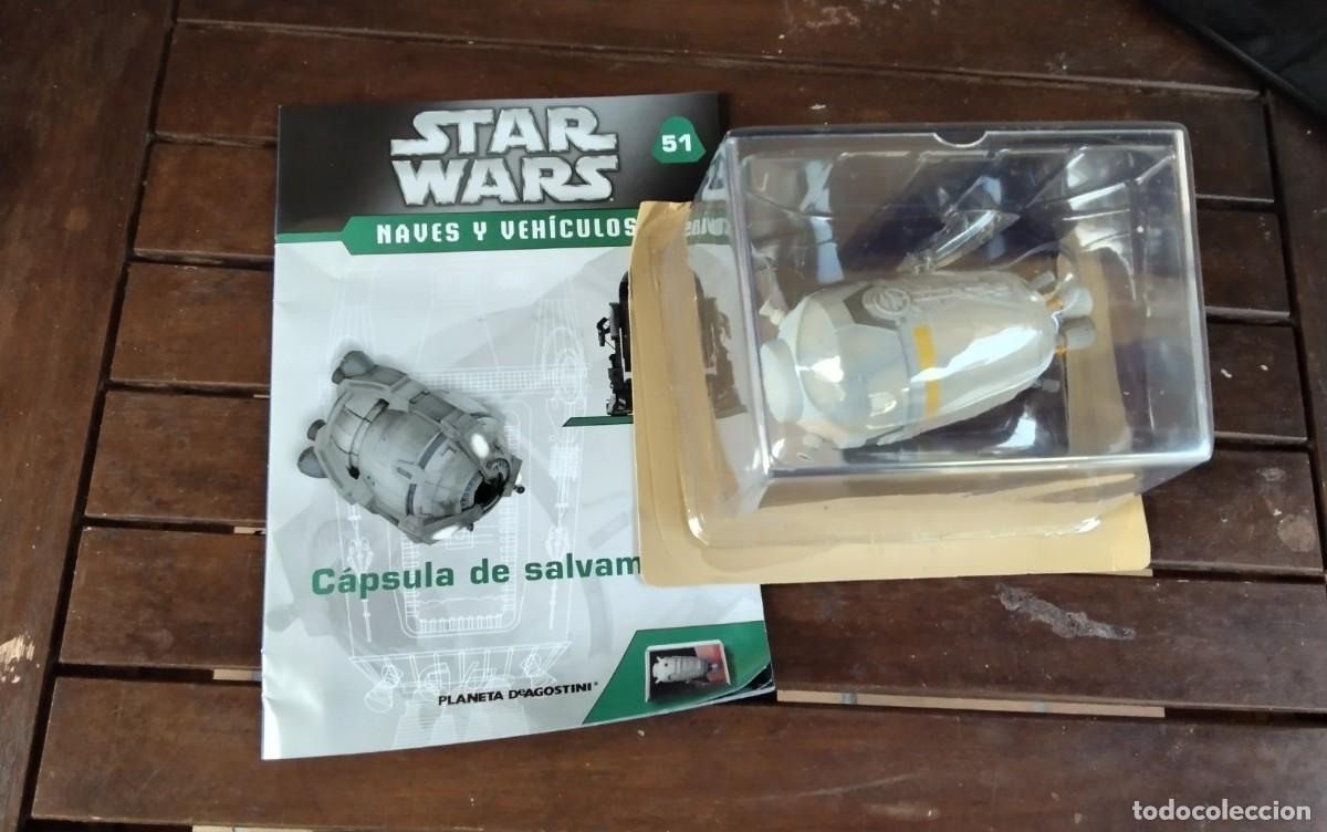 Figuras y mu&ntilde;ecos Star Wars: STAR WARS , NAVES Y VEHICULOS , CAPSULA DE SALVAMENTO , CON SU FASCICULO , NUEVO EN SU CAJA