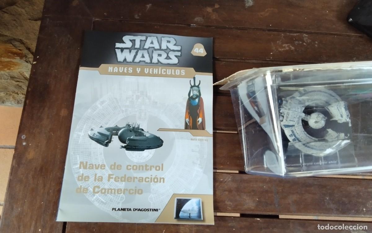 Figuras y mu&ntilde;ecos Star Wars: STAR WARS , NAVES Y VEHICULOS , NAVE CONTROL FEDERACION , CON SU FASCICULO , NUEVO EN SU CAJA
