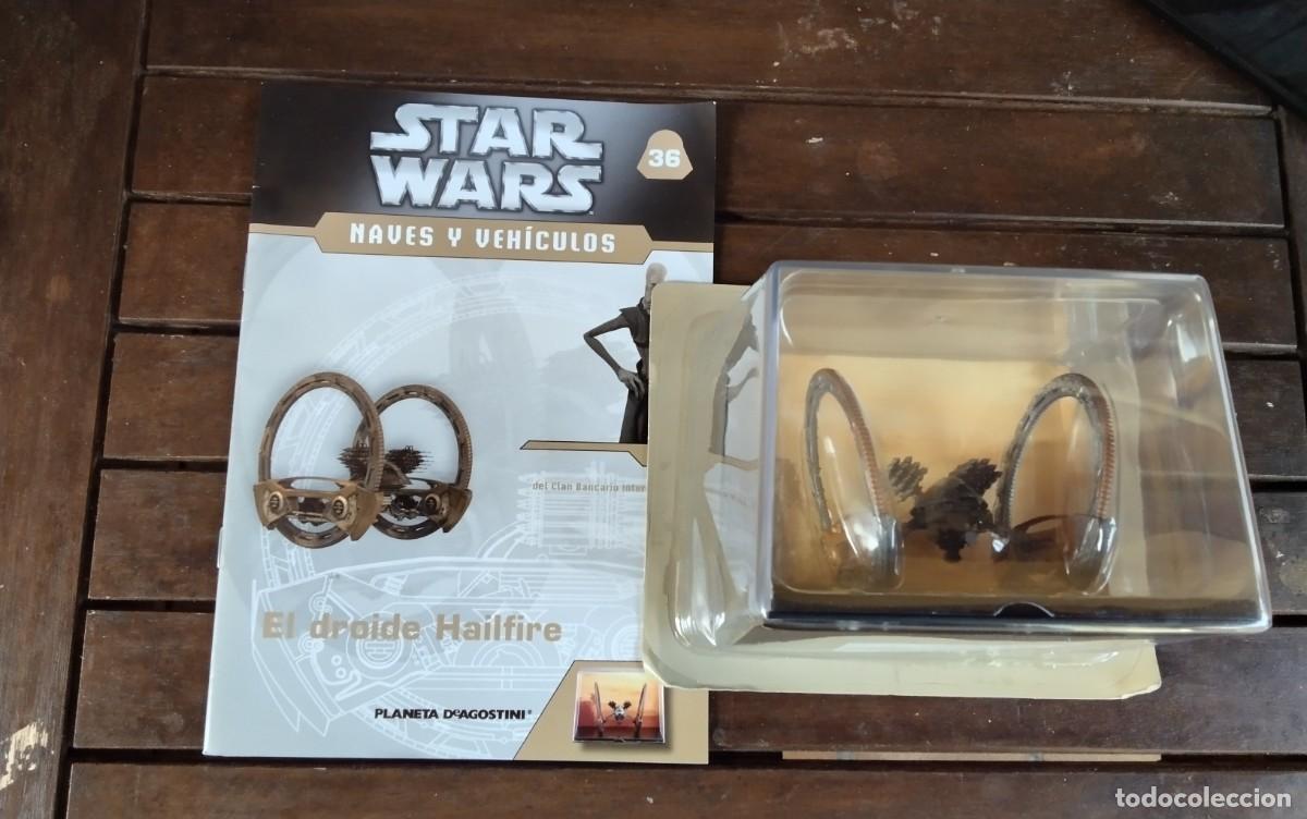 Figuras y mu&ntilde;ecos Star Wars: STAR WARS , NAVES Y VEHICULOS , EL DROIDE HAILFIRE , CON SU FASCICULO , NUEVO EN SU CAJA