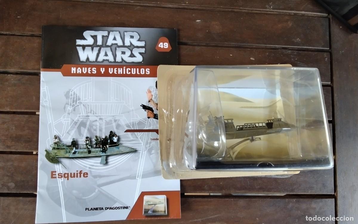 Figuras y mu&ntilde;ecos Star Wars: STAR WARS , NAVES Y VEHICULOS , ESQUIFE , NUEVO EN SU CAJA CON SU FASCICULO