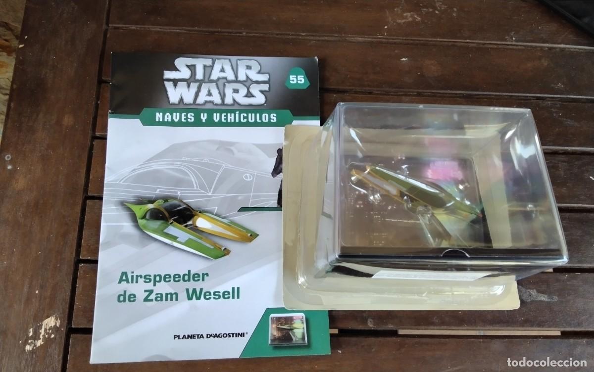 Figuras y mu&ntilde;ecos Star Wars: STAR WARS , NAVES Y VEHICULOS , AISPEEDER DE ZAM WESELL , NUEVO EN SU CAJA CON SU FASCICULO