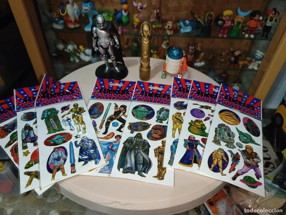 Figuras y mu&ntilde;ecos Star Wars: Ocasion lote de articulos mu&ntilde;ecos figuras stickers .. La guerra de las Galaxias Star wars