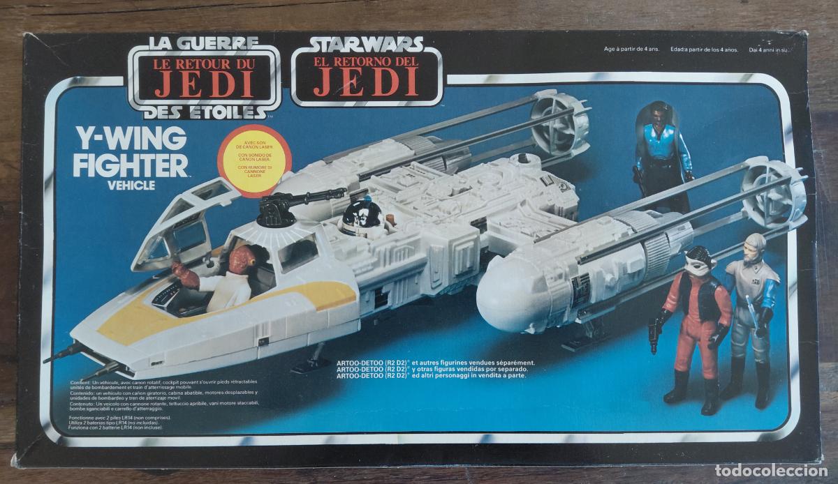 Figuras y mu&ntilde;ecos Star Wars: Star Wars Kenner Y-Wing Fighter Vehicle Original a&ntilde;os 80 Made In UK en caja El Retorno del Jedi