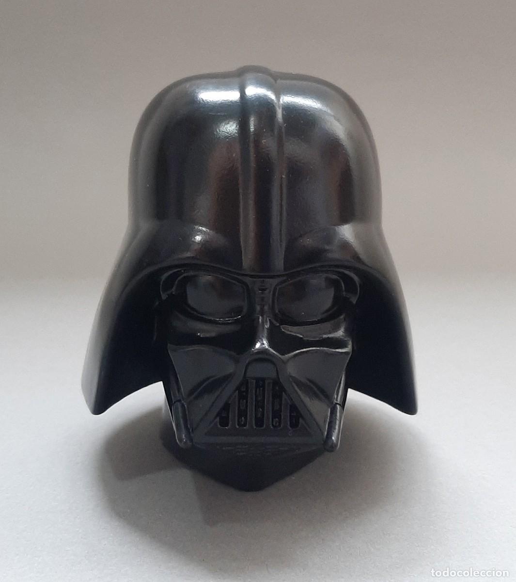 Figuras y mu&ntilde;ecos Star Wars: Tap&oacute;n cabeza casco goma dura Darth Vader Star Wars