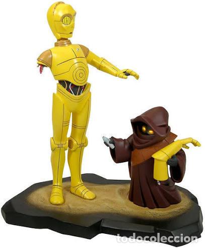 Figuras y mu&ntilde;ecos Star Wars: ESTATUA C-3PO Y JAWA ANIMATED GENTLE GIANT - ED. LIMITADA - A ESTRENAR