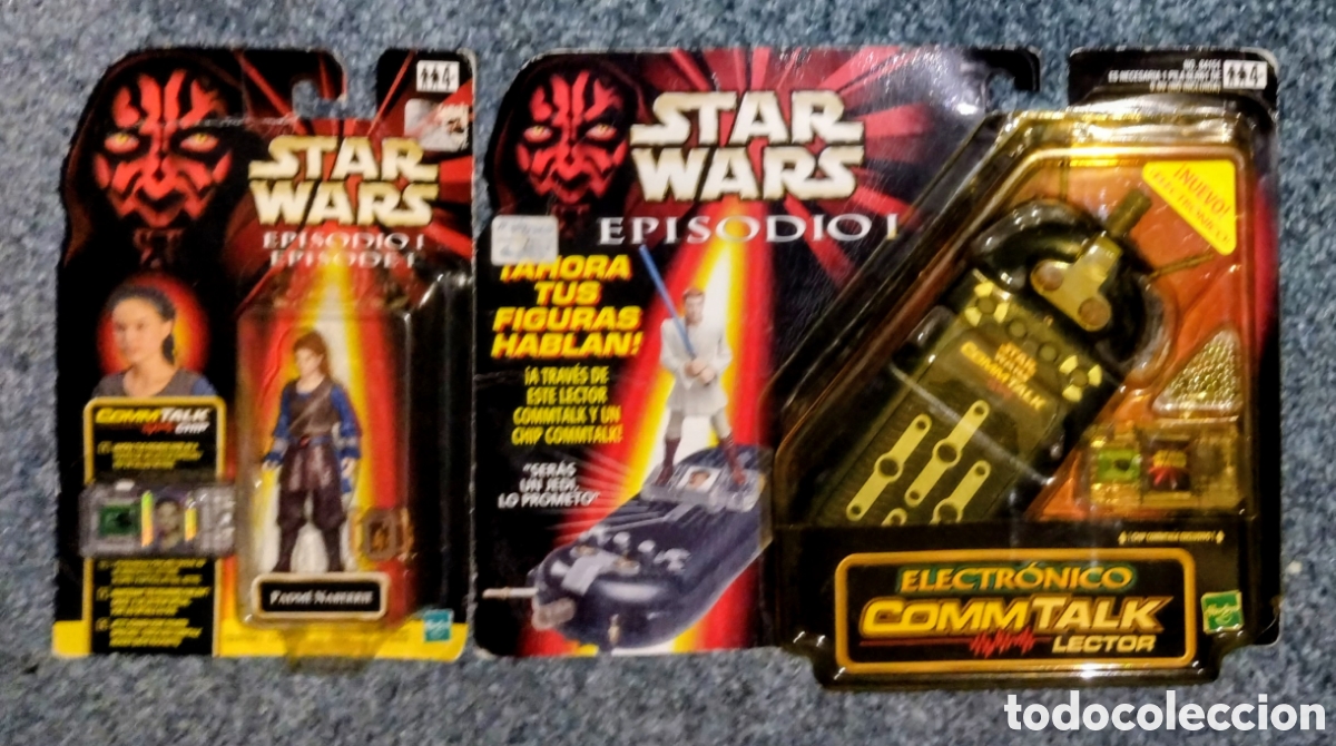 Figuras e Bonecos Star Wars: JUGUETES pack STAR WARS: COMMTALK + PADM&Eacute; NABERRIE: TODO ORIGINAL PRECINTADO DE ORIGEN SIN ESTRENAR