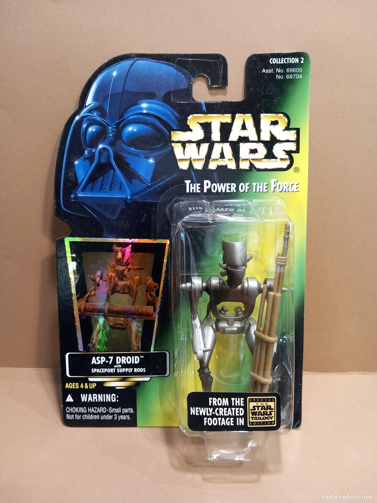 Figuras y mu&ntilde;ecos Star Wars: STAR WARS FIGURA ASP-7 DROID KENNER - HASBRO A&Ntilde;O 1996 PRECINTADA (G)