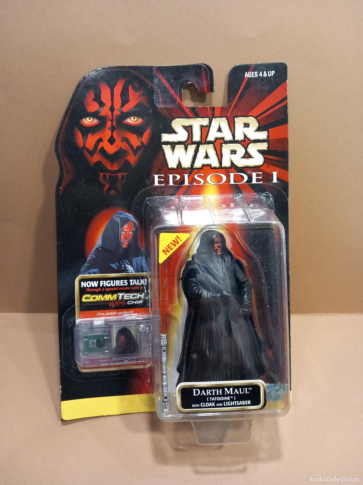 Figures and Dolls Star Wars: STAR WARS FIGURA DARTH MAUL LUCAS FILM HASBRO A&Ntilde;O 1998 PRECINTADA (G)