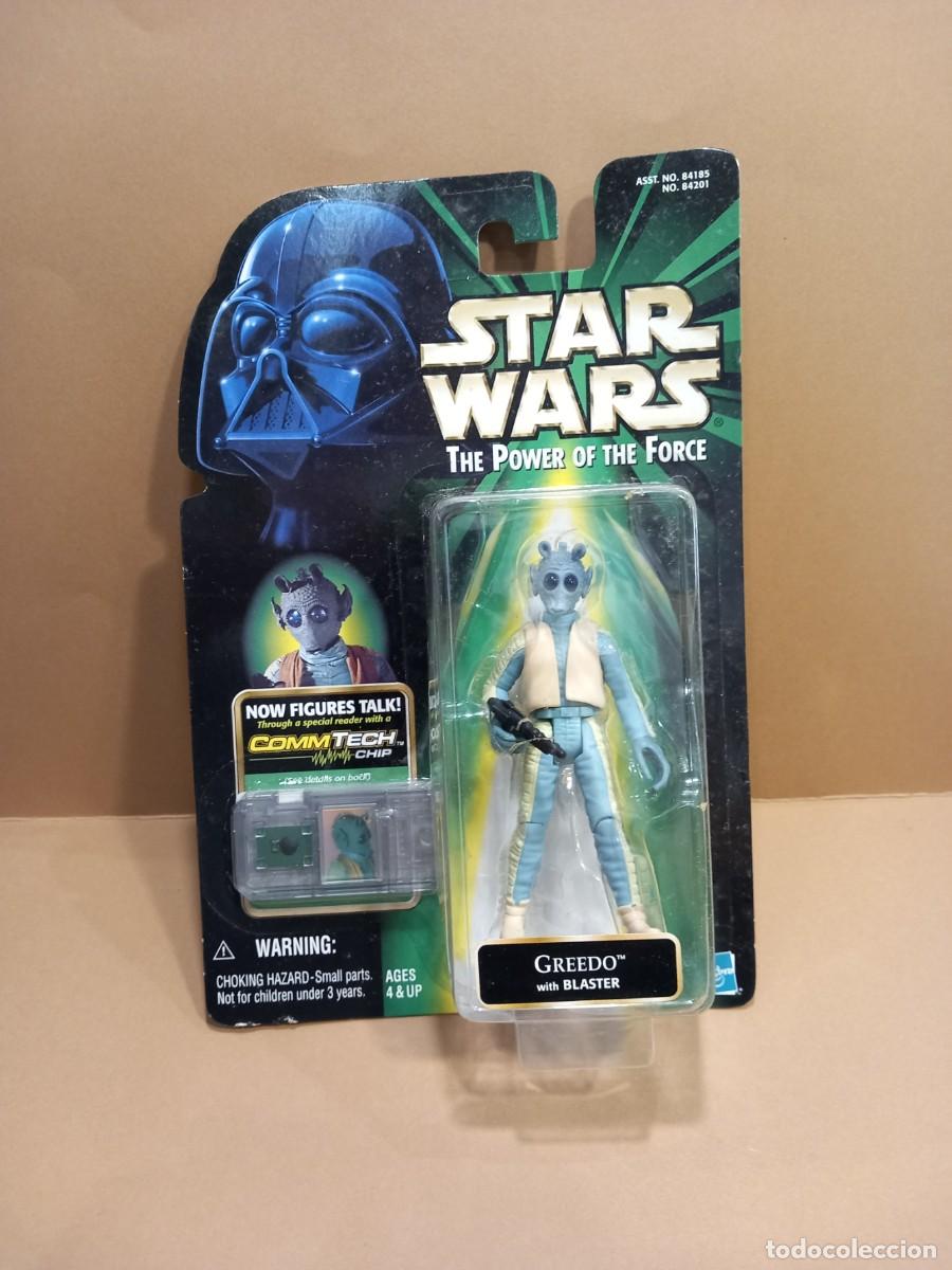 Figuras e Bonecos Star Wars: STAR WARS FIGURA GREEDO LUCAS FILM HASBRO A&Ntilde;O 1998 PRECINTADA (G)