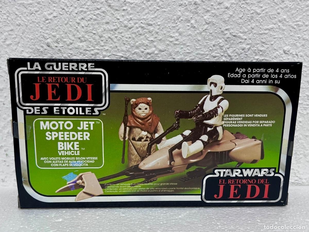 Figuras y mu&ntilde;ecos Star Wars: STAR WARS: EL RETORNO DEL JEDI. SPEEDER BIKE. ORIGINAL A&Ntilde;O 83 &iexcl;&iexcl;NUEVA!! SIN ABRIR.&iexcl;&iexcl;MIRA LA CAJA!!
