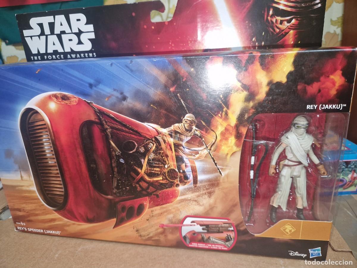 Figuras y mu&ntilde;ecos Star Wars: Star Wars nave Guerra Galaxias - Rey speeder Jakku Despertar de la Fuerza