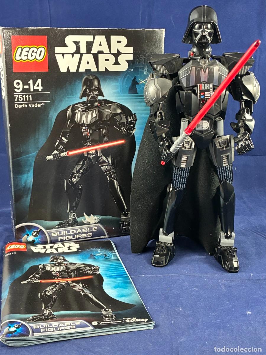 Figuras y mu&ntilde;ecos Star Wars: LEGO Star Wars Darth Vader 75111 2015 Figura Articulada Completa Caja Manual Buen Estado