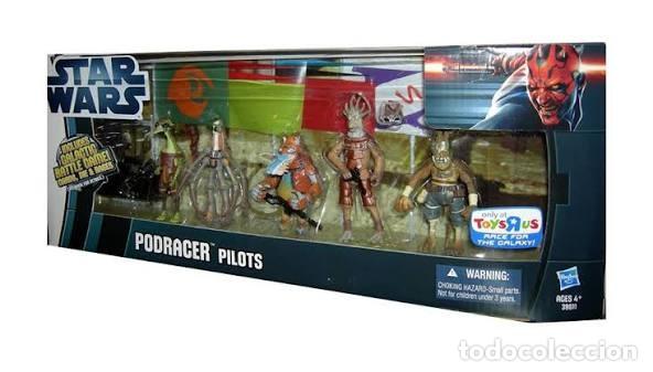 Figuras y mu&ntilde;ecos Star Wars: STAR WARS PODRACER PILOTS N,39611 5 FIGURAS HASBRO