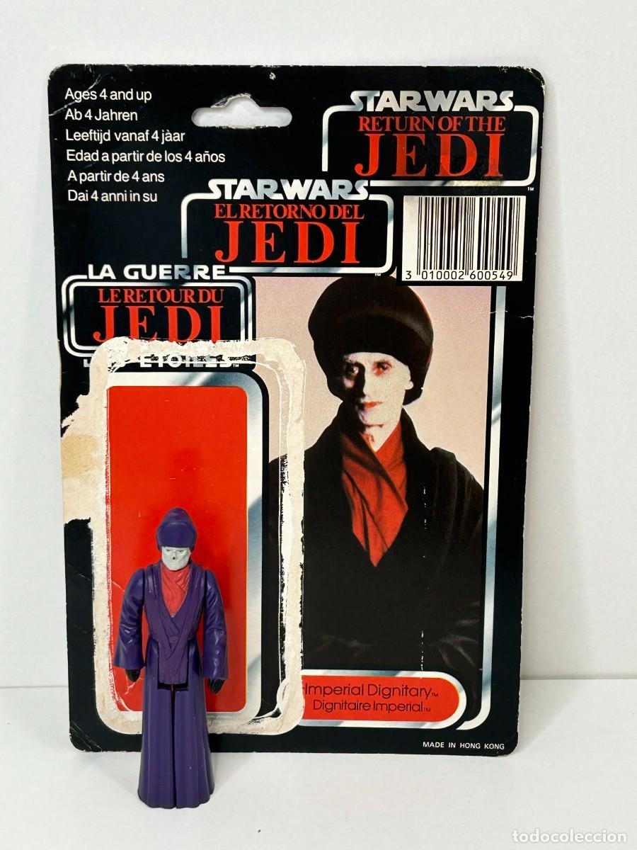 Figuras y mu&ntilde;ecos Star Wars: STAR WARS CART&Oacute;N BLISTER EL RETORNO DEL JEDI Y FIGURA IMPERIAL DIGNATARY PBP POCH SPAIN