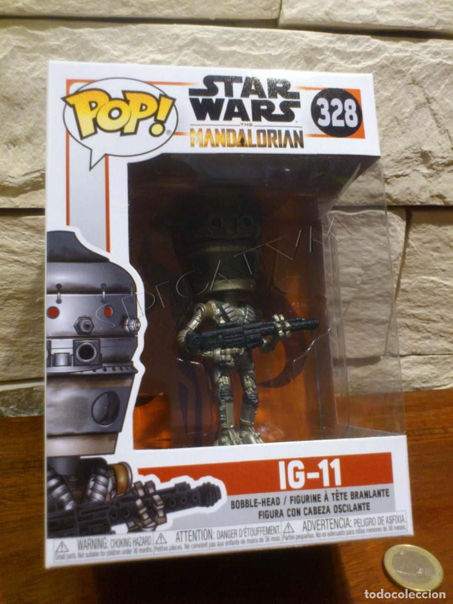 Figuras y mu&ntilde;ecos Star Wars: STAR WARS - DISNEY - IG 11 _ THE MANDALORIAN - IG-11 - FUNKO - 328 - POP - DESCATALOGADA - NUEVO