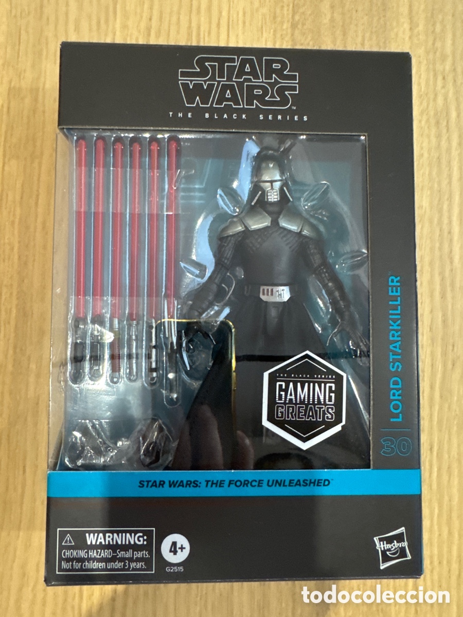 Figuras y mu&ntilde;ecos Star Wars: Figura Lord Starkiller Star Wars The Force Unleashed Gaming Greats The Black Series Hasbro