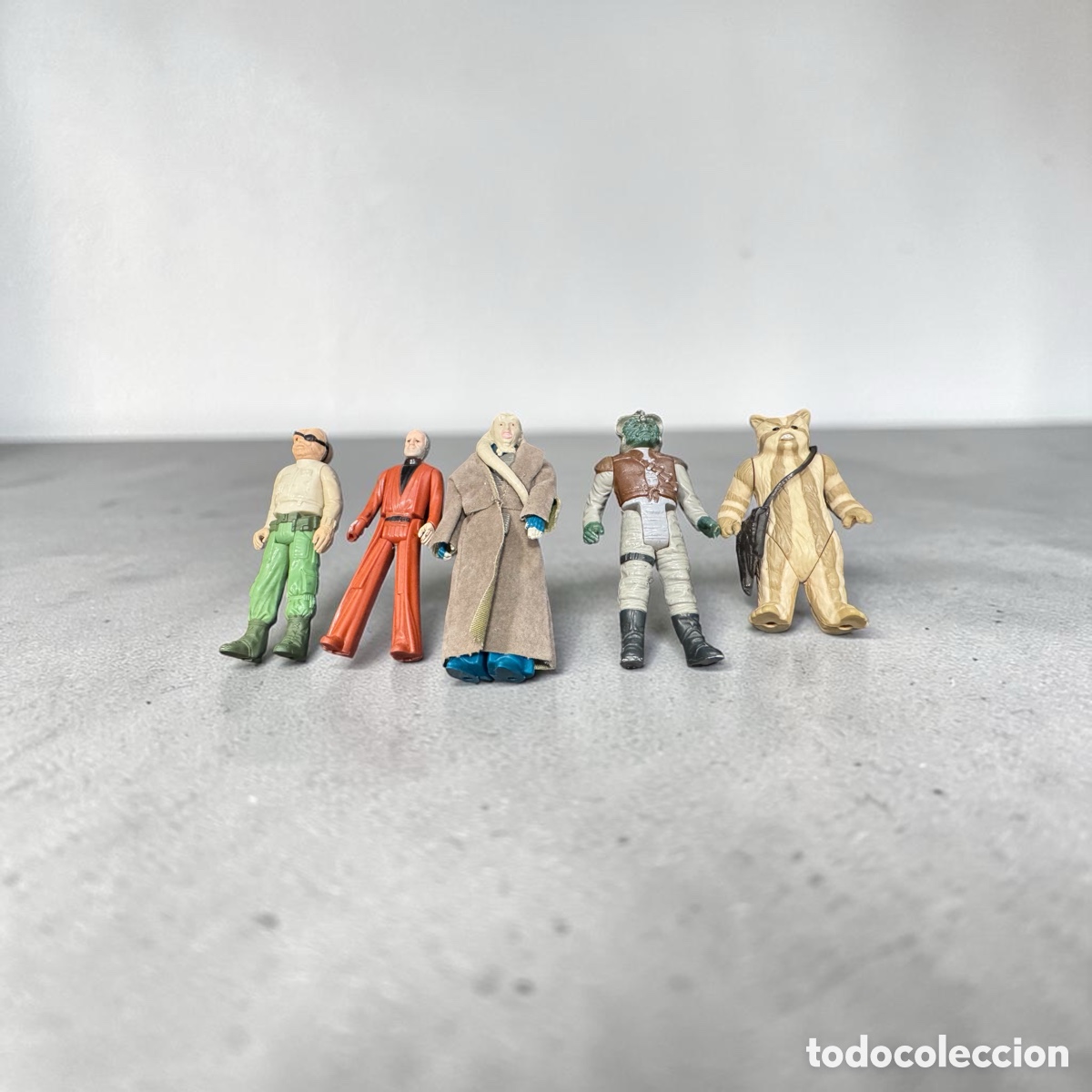 Figuras y mu&ntilde;ecos Star Wars: Lote de 5 figuras articuladas Star Wars 1983