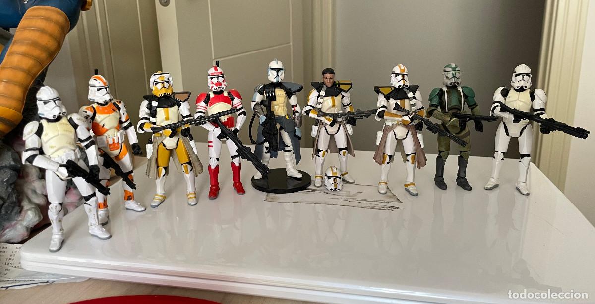 Figuras y mu&ntilde;ecos Star Wars: STAR WARS. 9 unidades de tropas Clon. Desde 13&euro;