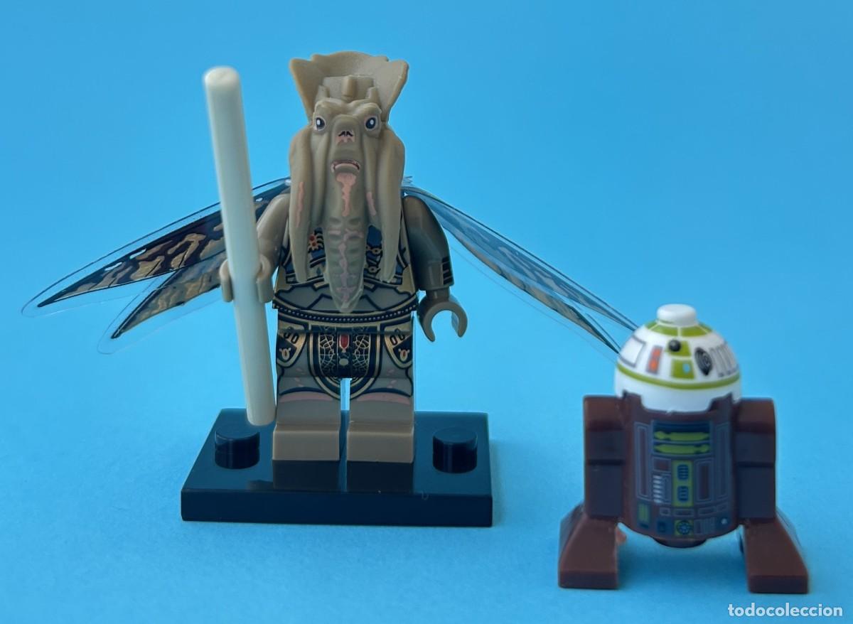 Figuras y mu&ntilde;ecos Star Wars: Poggle the Lesser e R7-A7 (Star Wars) Minifigura Figura Minifigure Figure Minifig Figurine Mu&ntilde;eco