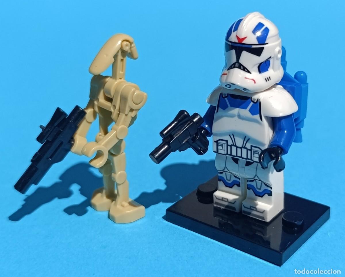 Figuras y mu&ntilde;ecos Star Wars: Jet Trooper Battlefront II e Battle Droid B1 (Star Wars) Lego compat&iacute;vel minifiguras