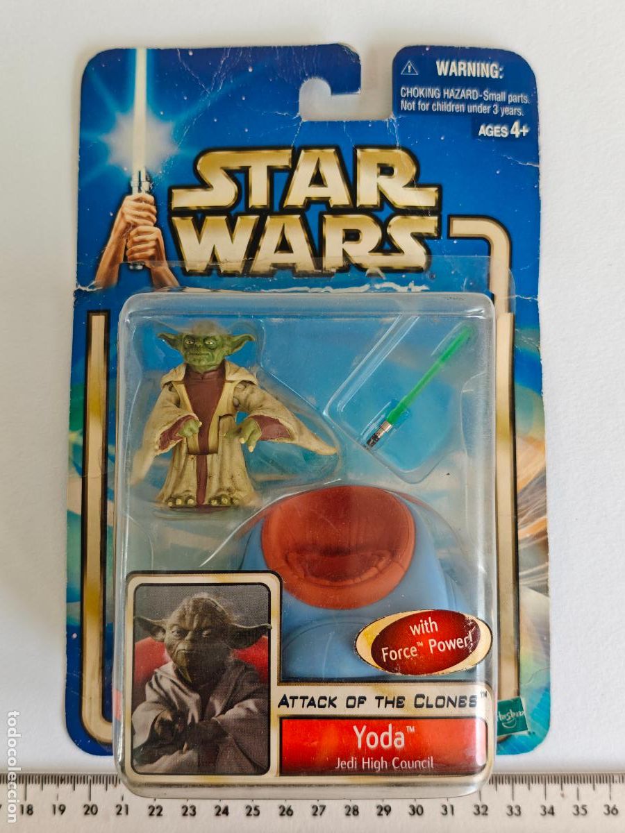 Figuras y mu&ntilde;ecos Star Wars: YODA - JEDI HIGH COUNCIL - AOTC - STAR WARS - SAGA 02/53 - 2002
