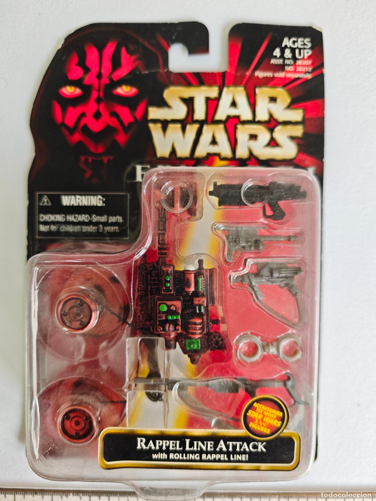 Figuras y mu&ntilde;ecos Star Wars: Star Wars Episode 1 Rappel Line Attack Hasbro Action Figure New