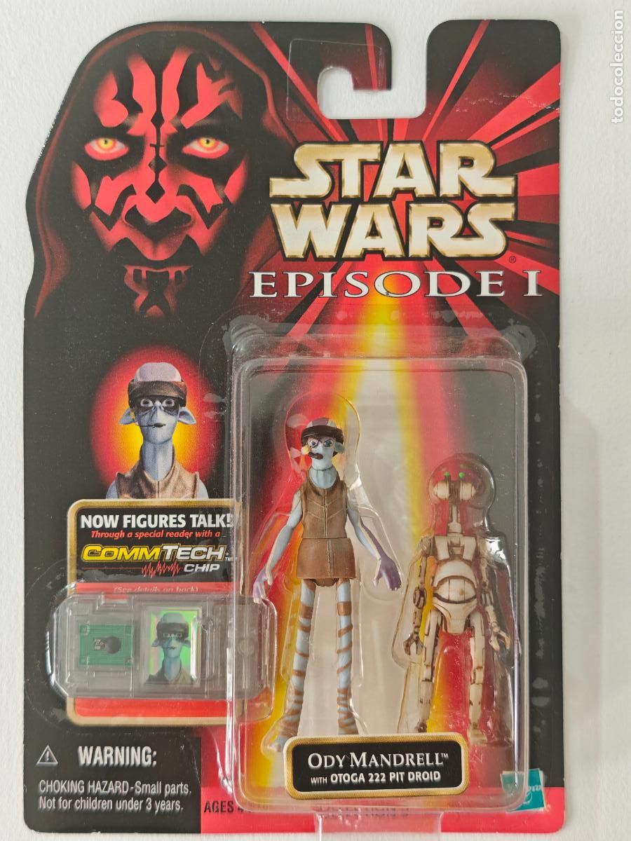 Figuras y mu&ntilde;ecos Star Wars: Star Wars Episode I Ody Mandrell Otoga 222 Pit Droid CommTech sellado