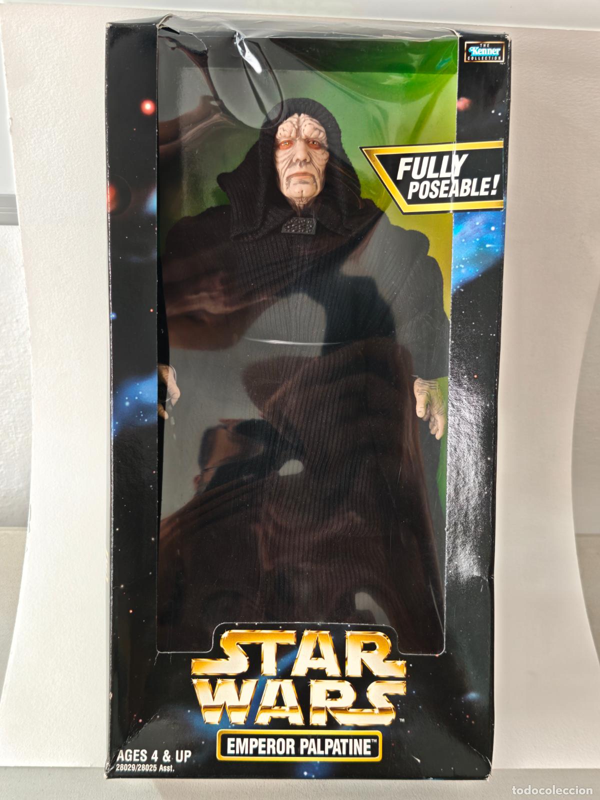 Figuras y mu&ntilde;ecos Star Wars: Star Wars Kenner Collection Emperor Palpatine 12&rdquo; figura sellada