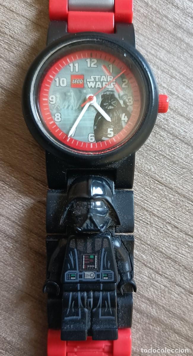 Figuras y mu&ntilde;ecos Star Wars: Reloj Lego Star Wars, semi nuevo, funciona bien