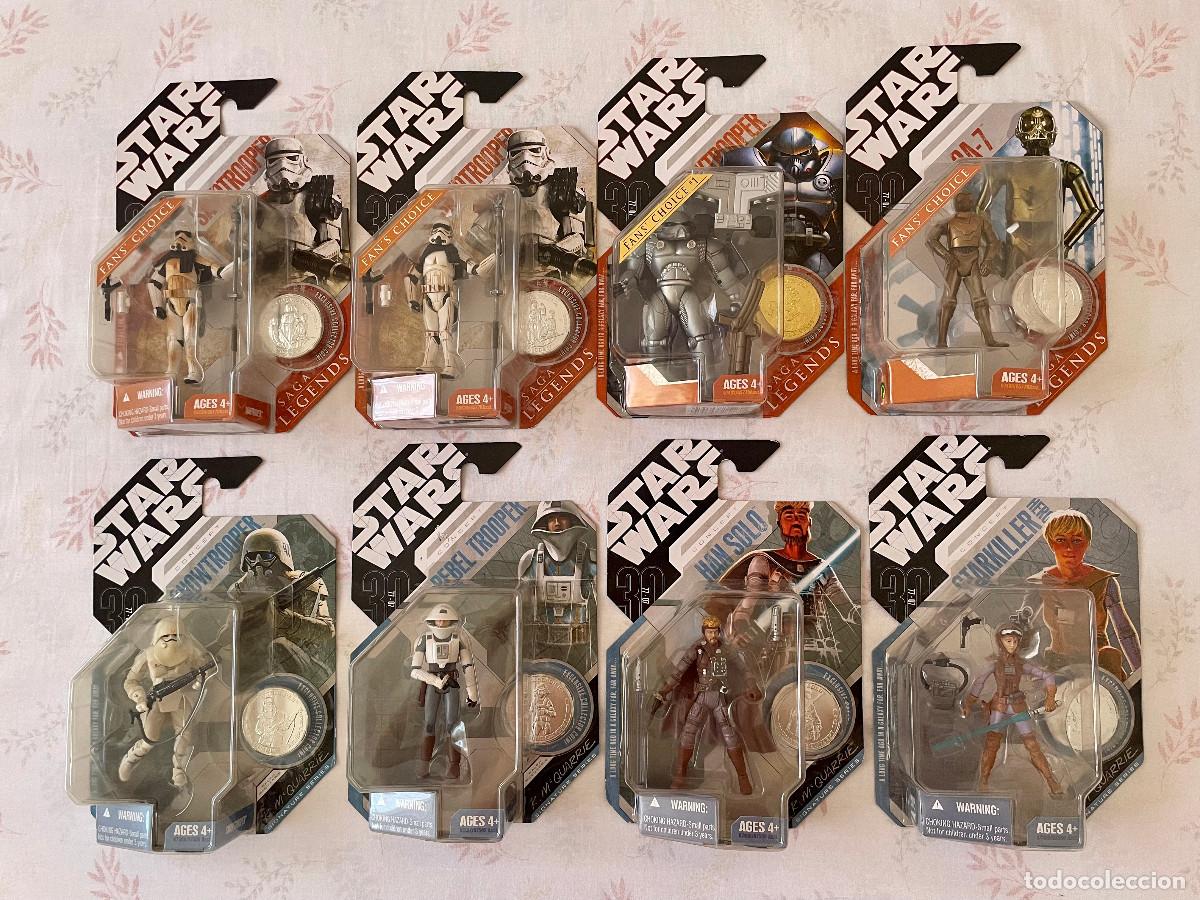 Figuras y mu&ntilde;ecos Star Wars: Star Wars Blisters Saga y 30th Anniversary. Por lote o por unidad.