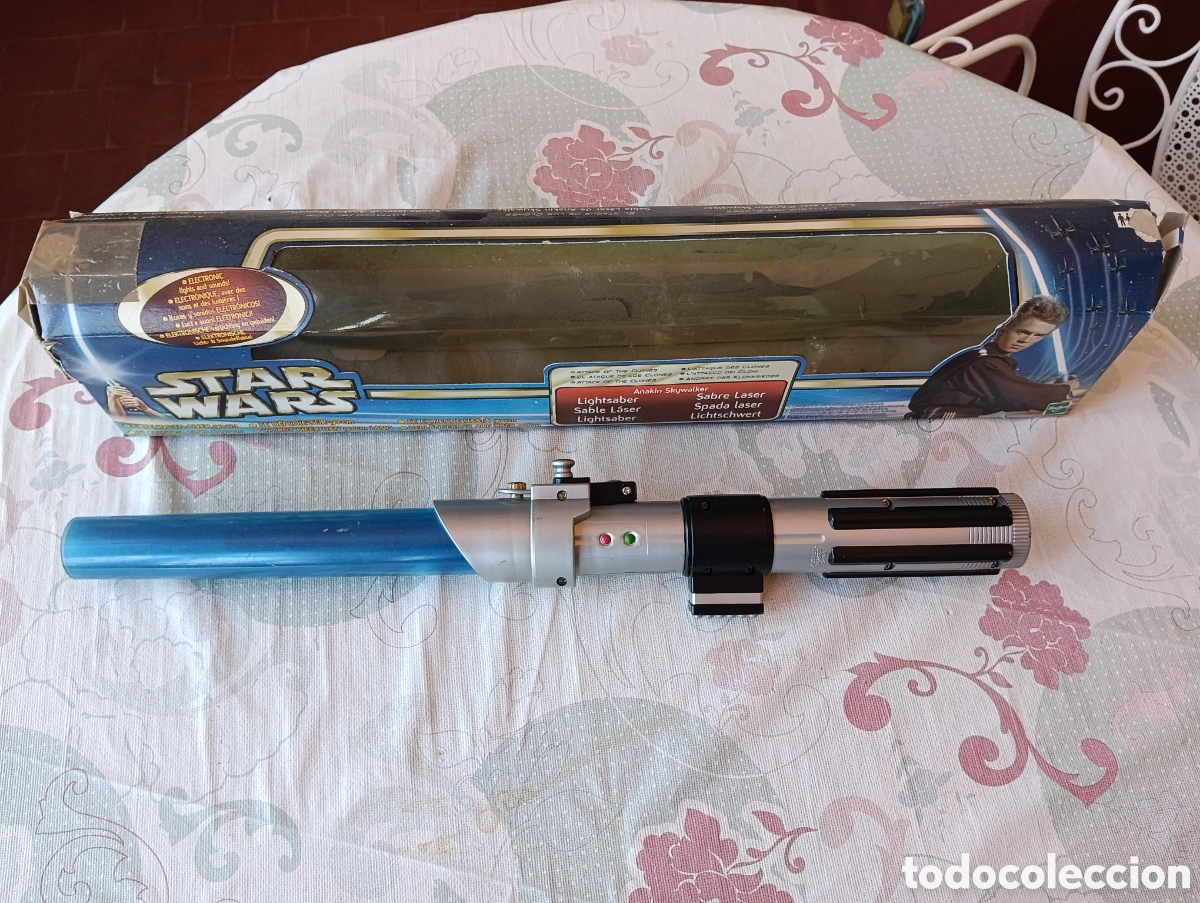 Figuras y mu&ntilde;ecos Star Wars: Sable laser Anakin skywalker episodio 2 - Foto 4